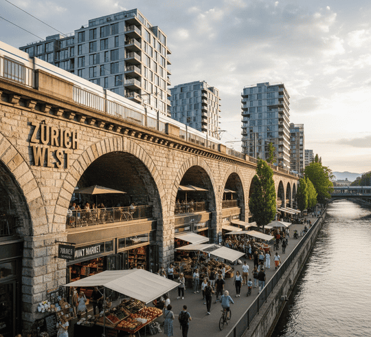 Zurich West & Viadukt Market 