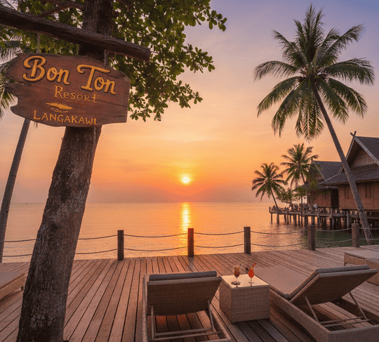 Watch the Sunset from Bon Ton Resort’s Deck