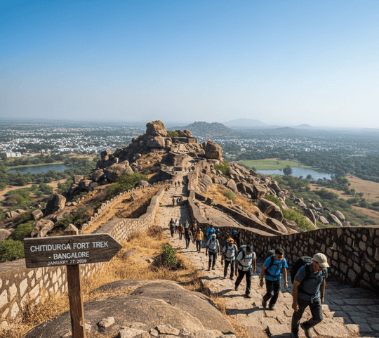 Chitradurga Fort Trek, Chitradurga – 200 km from Bangalore